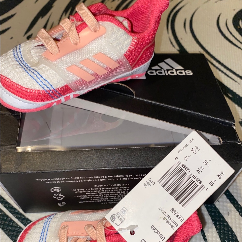 NWT Baby Girl Adidas UltraCrib Sneakers